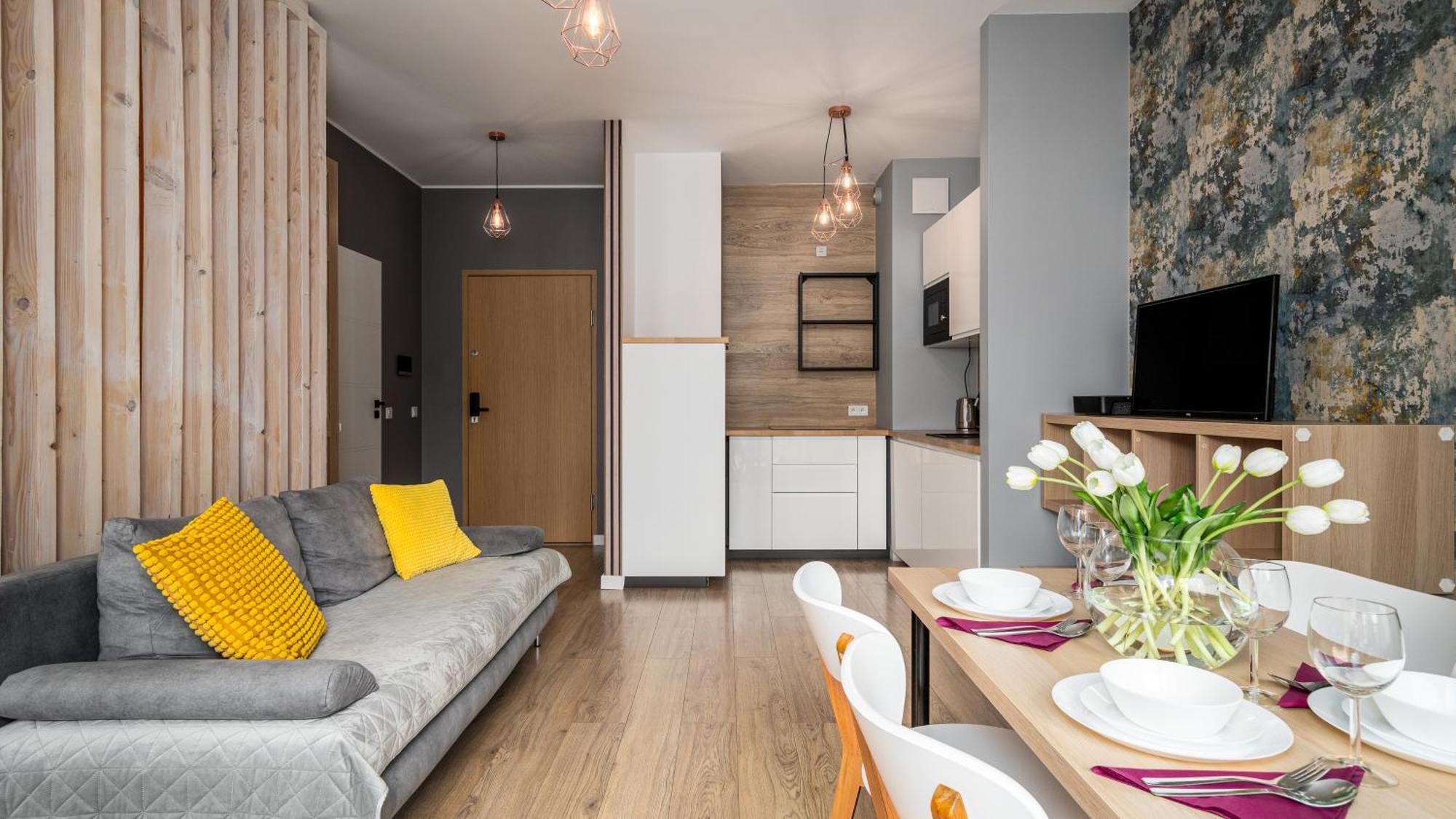 ורשה Apartamenty Sun & Snow 19 Dzielnica With Free Parking מראה חיצוני תמונה