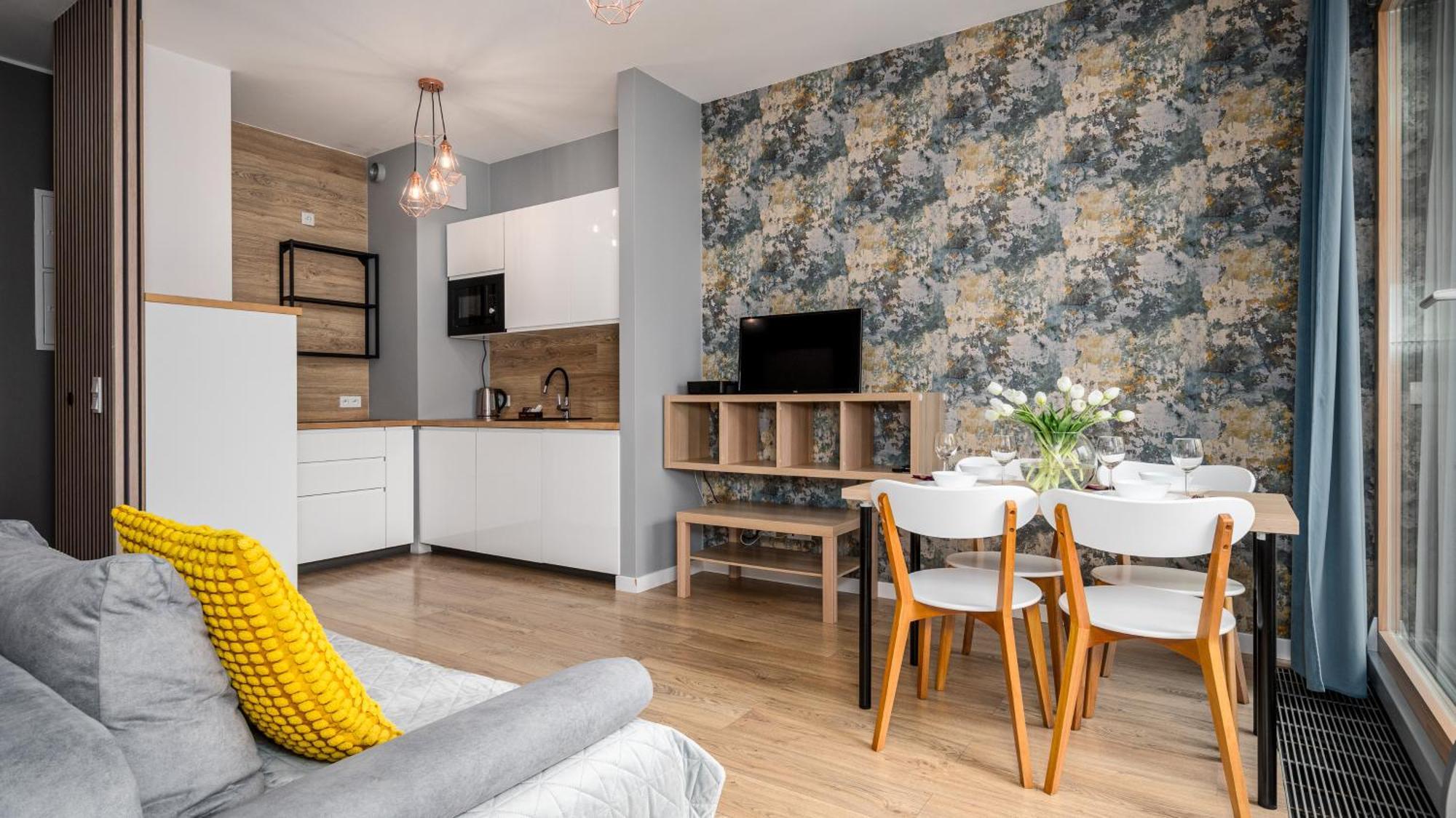 ורשה Apartamenty Sun & Snow 19 Dzielnica With Free Parking מראה חיצוני תמונה