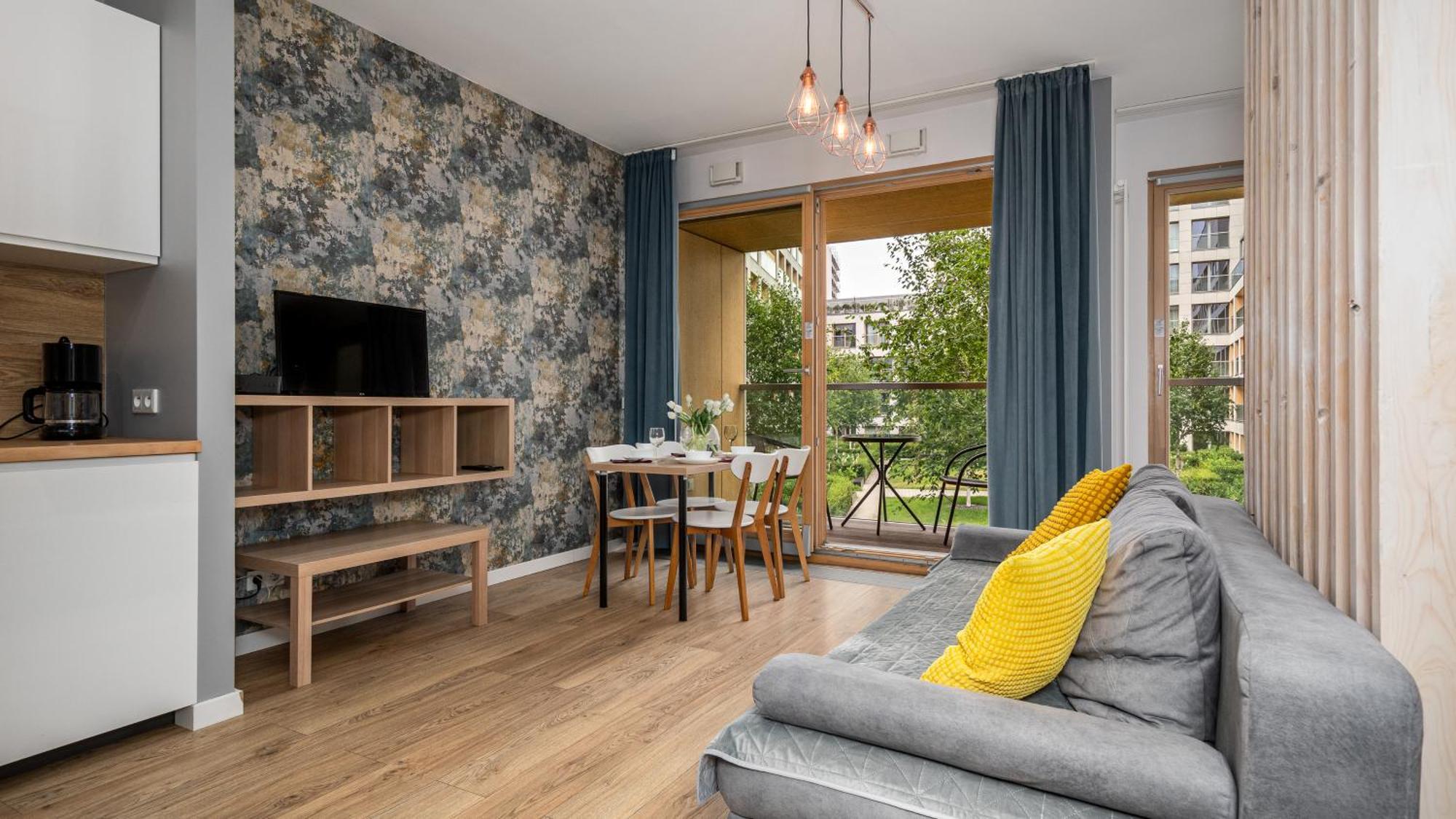 ורשה Apartamenty Sun & Snow 19 Dzielnica With Free Parking מראה חיצוני תמונה